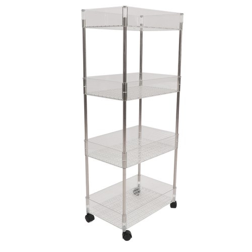 Newborn Essentials Storage Cart 4 Layer Strong Load Baby Changing Table Cart - Picture 5 of 24