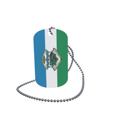 Dog Tag Flag Bunting Kiefersfelden Dog Tag Aluminium 30 x 50mm