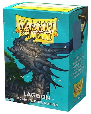 10x Dragon Shield LAGOON Dual Matte Card Sleeves 100 count 1,000 sleeves TOTAL!