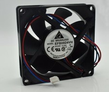 DELTA EFB0824VH 8025 24V 0.35A 80 80 25mm 8CM 3wire Double ball cooling fan