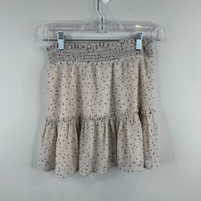 Altar'd State Womens Skirt Size XS Ruffle Short Lined Summer Casual Boho