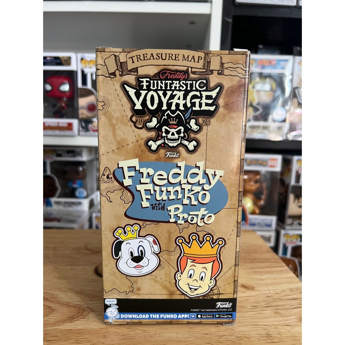 LIMITED EDITION Pirate Freddy Funko with Proto Wacky Wobbler