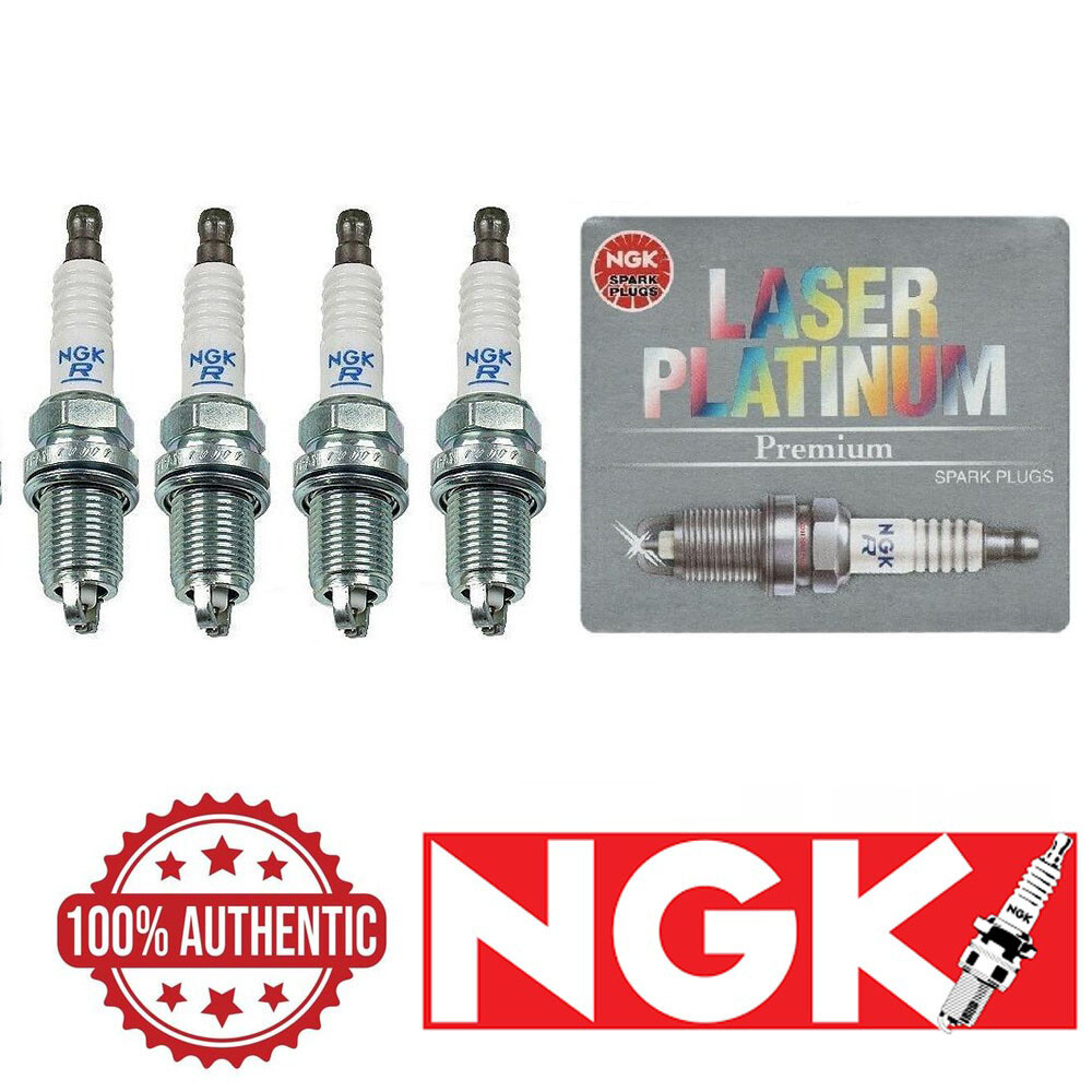 4-PCS- NGK BKR6EKPB11 TWIN TIP SPARK PLUG HIGH POWER LASER PLATINUM