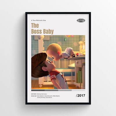 The Boss Baby Movie Poster Print, Wall Art - Unframed