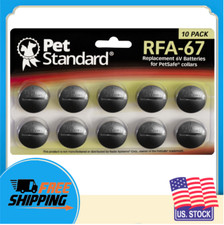 PET STANDARD RFA-67 Replacement Batteries 10 Compatible with Dog Collars
