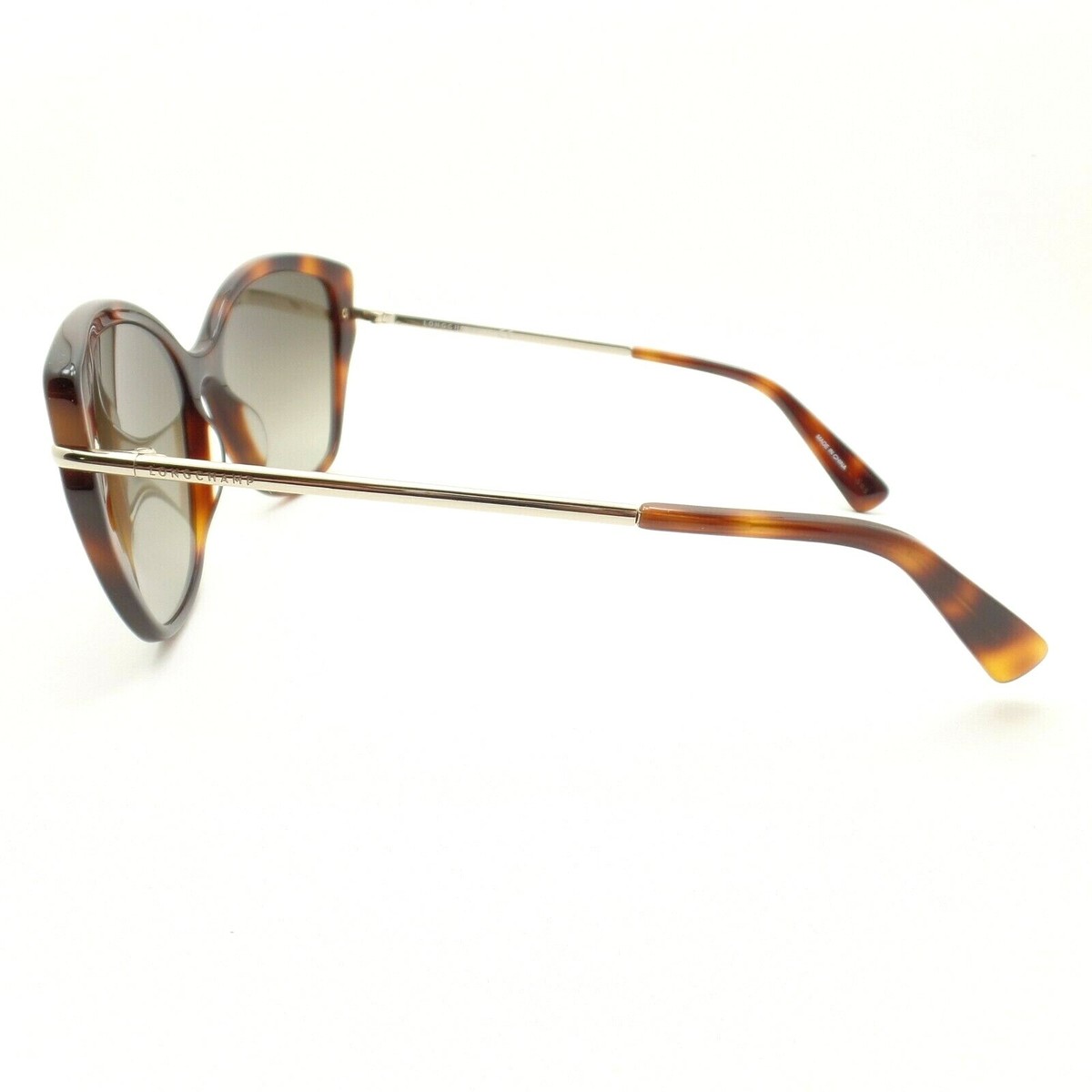 Longchamp LO627 S 214 Havana Gold Brown Fade 57 New  display picture 1