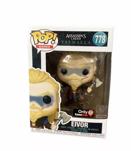 FUNKO POP EIVOR ASSASSIN'S CREED VALHALLA #778 GAMESTOP EXCLUSIVE Vinyl Figure