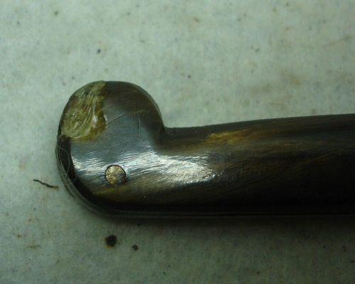 ANTIQUE SHEFFIELD CUTLERY FOLDING KNIFE, TOUCH MARKED, HORN HANDLE, PRE-1900 - Picture 10 of 16