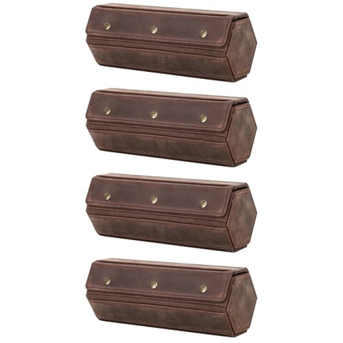 Boîte de rangement pour montres 4 soldes organisateurs et boîtier de montres pour hommes voyage