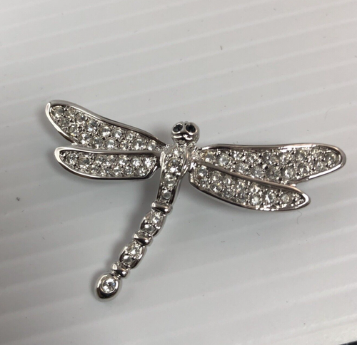 Swarovski Crystal Dragonfly Brooch Pin New in Box with Tags - Picture 7 of 9