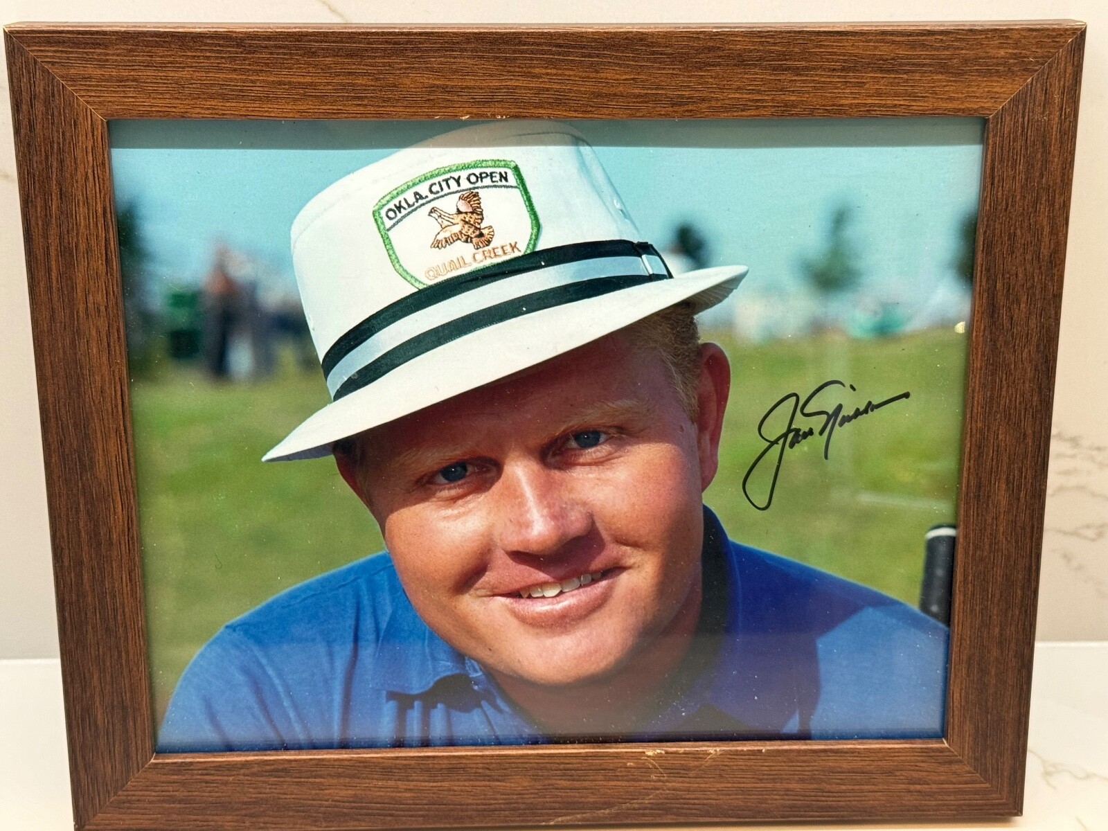 Jack Nicklaus Autographed Signed 8x10 Photo JSA COA Framed 