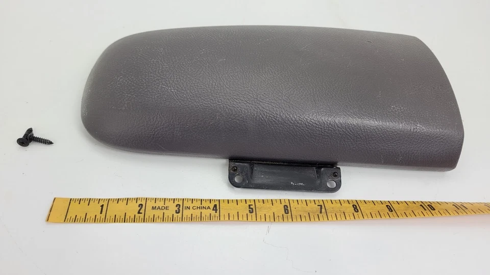 Toyota Celica 2001 consola central reposabrazos tapa gris con bisagra y tornillos Foto 3 de 4