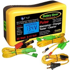 Save-a-battery 2365-lcd 6 12 Volt Vehicle Battery Charger Maintainer Tester