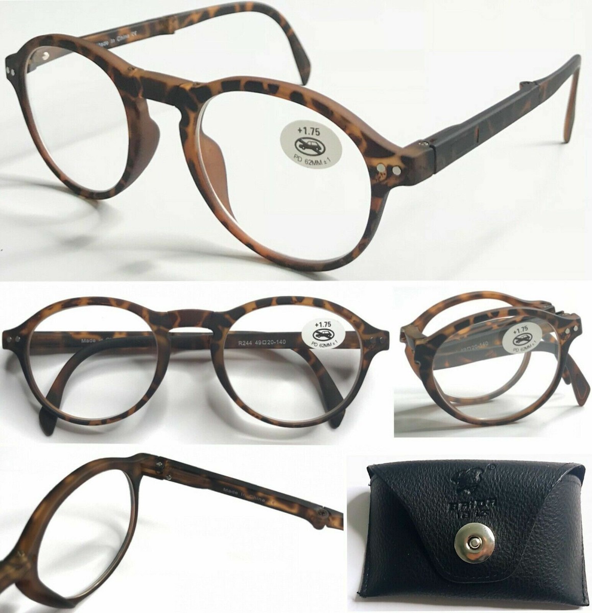 tortoise shell glasses case
