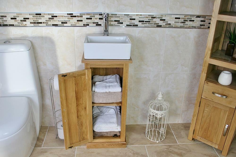 Solid Oak Bathroom Furniture Bathroom Basin Oak Bathroom