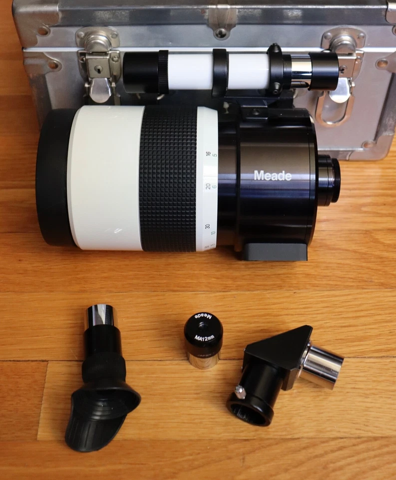 MEADE 1000 MM f/11 LENTE ESPEJO U.S.A. D=90 MM F=1000 MM VISOR EN ESTUCHE = Foto 2 de 4