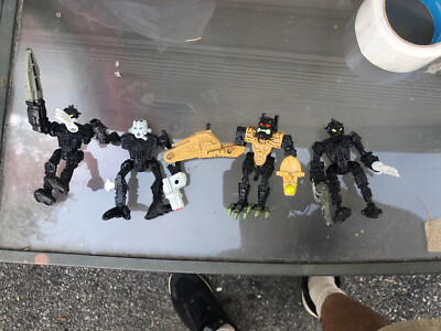 2008 McDonalds Lego Bionicle LOOSE Toy Collectible Figure Lot Of 4