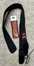 Pantera Logo Patch Cotton Guitar Strap, 2-Inches Wide Adjustable with Suede Ends