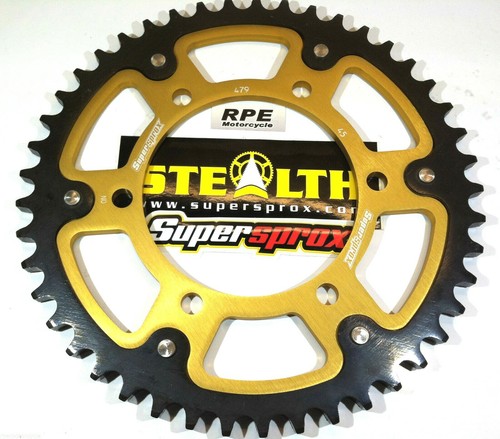 2007-2018 ZX6R NINJA SUPERSPROX GOLD RK ZXW 520 QA 15/43 CHAIN AND SPROCKETS KIT - Picture 3 of 5