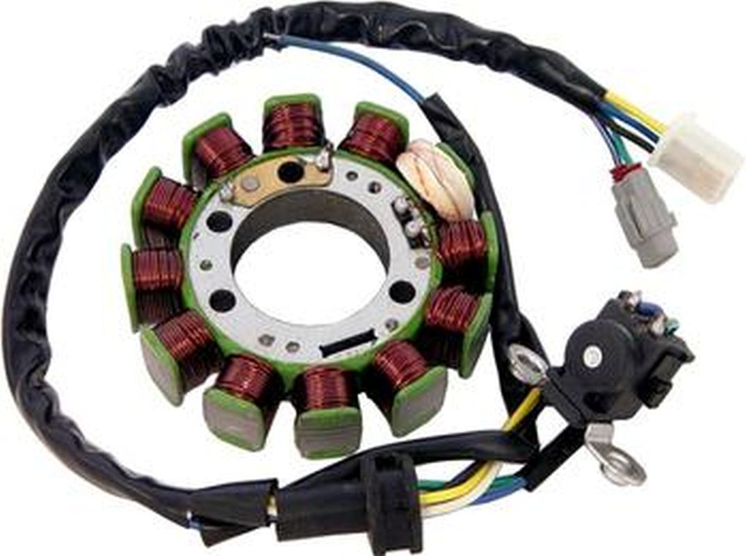 Alternateur stator DZE pour moto Yamaha YBR 125 modèles 2002 à 2005