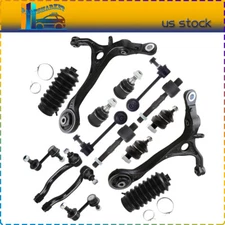 Front control arm tie rod end ball joint sway bar For 2007-2008 Acura TL 16Pcs