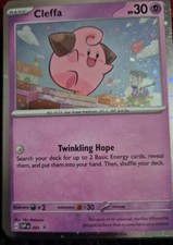 Cleffa Card 150/091 Shiny RARE Scarlet & Violet: Temporal Forces Pokemon