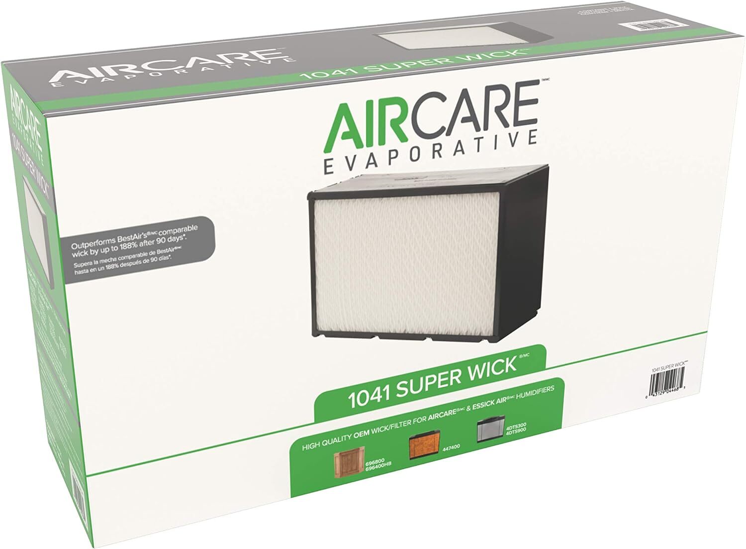 AIRCARE 1045 Humidifier Evaporator Pad Filter Water Wick BEMIS Console