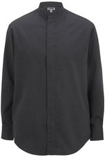 Edwards Mens Batiste Banded Collar Shirt - 1392 FREE SHIPPING 