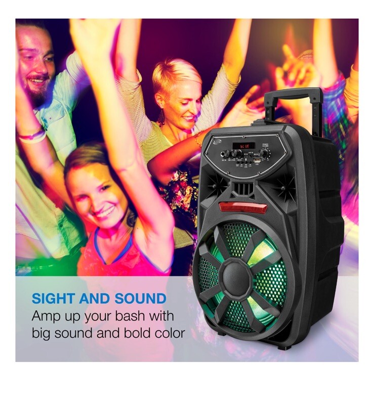 iLive ISB310B Bluetooth Tailgate Party Speaker - Black