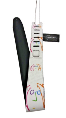 JOHN LENNON IMAGINE GUITAR / BASS STRAP -- ECO LEATHER - ADJUSTABLE - FEDEX SHIP