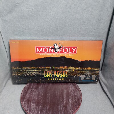 Monopoly  Las Vegas Edition (1997) Still in Plastic Some tears in Shrink see Pix