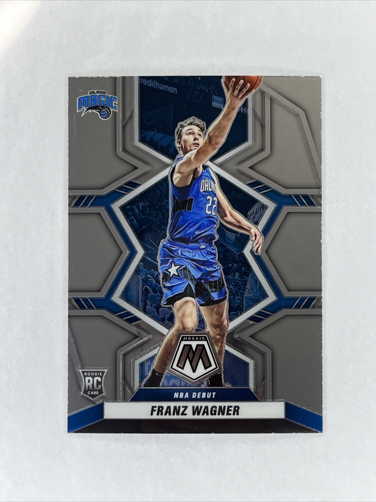 2021-22 Panini Mosaic Franz Wagner NBA Debut Rookie RC Orlando Magic #267