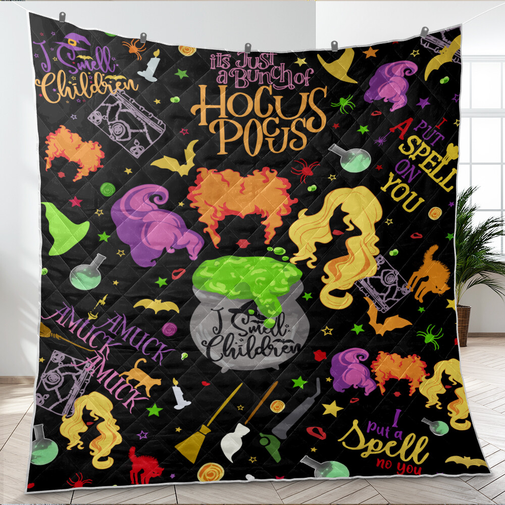 Hocus Pocus Quilt, Hocus Pocus Quilt Blanket Soft and Cozy Luxury