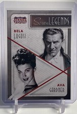 2015 Panini Americana Screen Legends - Bela Lugosi & Ava Gardner Card #17 🔥