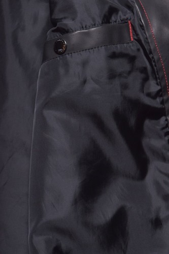 Buffalo $199.50 Mens Black Faux Leather Motorcycle Jacket Large New - Picture 8 of 9