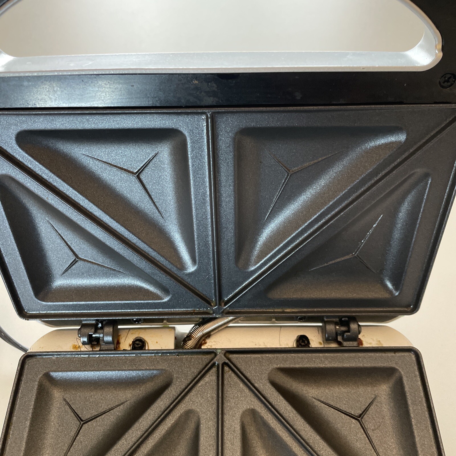 Cuisinart WMSW2N Electric Sandwich Grill Silver Works eBay