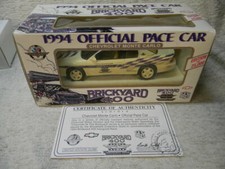 BROOKFIELD 1/25 SCALE 1994 MONTE CARLO BRICKYARD 400 PACE PROMO CAR -MIB