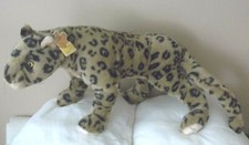 Gift baby nursery big LEOPARD cougar STUFFED TOY tag sports team mascot