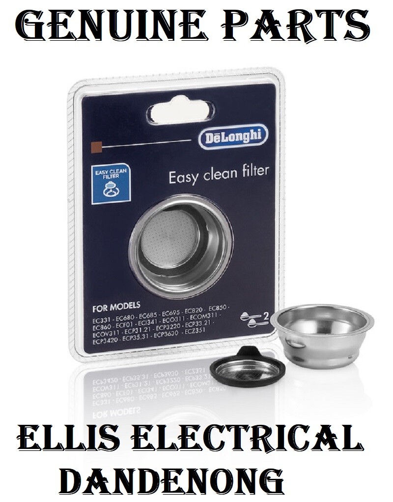 Delonghi Dedica Espresso Machine Two Cup Filter for EC680 EC685