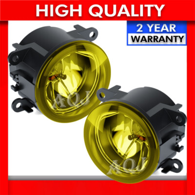 2x Halogen FogLight Left LH&Right RH Yellow Set for Ford Police Interceptor 2015
