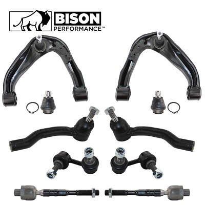Bison Performance 10pc Front Suspension and Steering Kit For Frontier Xterra