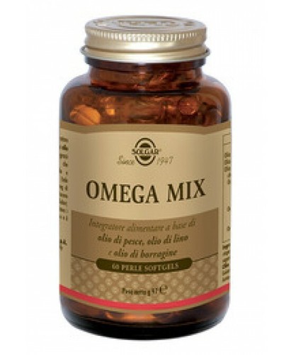 Solgar Omega Mix Integratore Alimentare Omega 3 Omega 6 Omega 9 60 Perle |  eBay