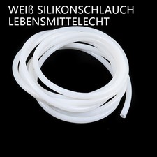 Silikonschlauch Lebensmittelecht Siliconschlauch Qualität Schlauch 2mm-38mm Weiß