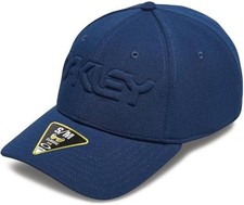Oakley 6 Panel Stretch Hat Embossed Hat Team Navy Large/XLarge
