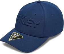 Oakley 6 Panel Stretch Hat Embossed Hat Team Navy Small/Medium