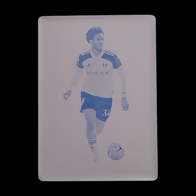 2020-21 Panini Impeccable Premier League Soccer 1/1 Printing Plate Lla Aina