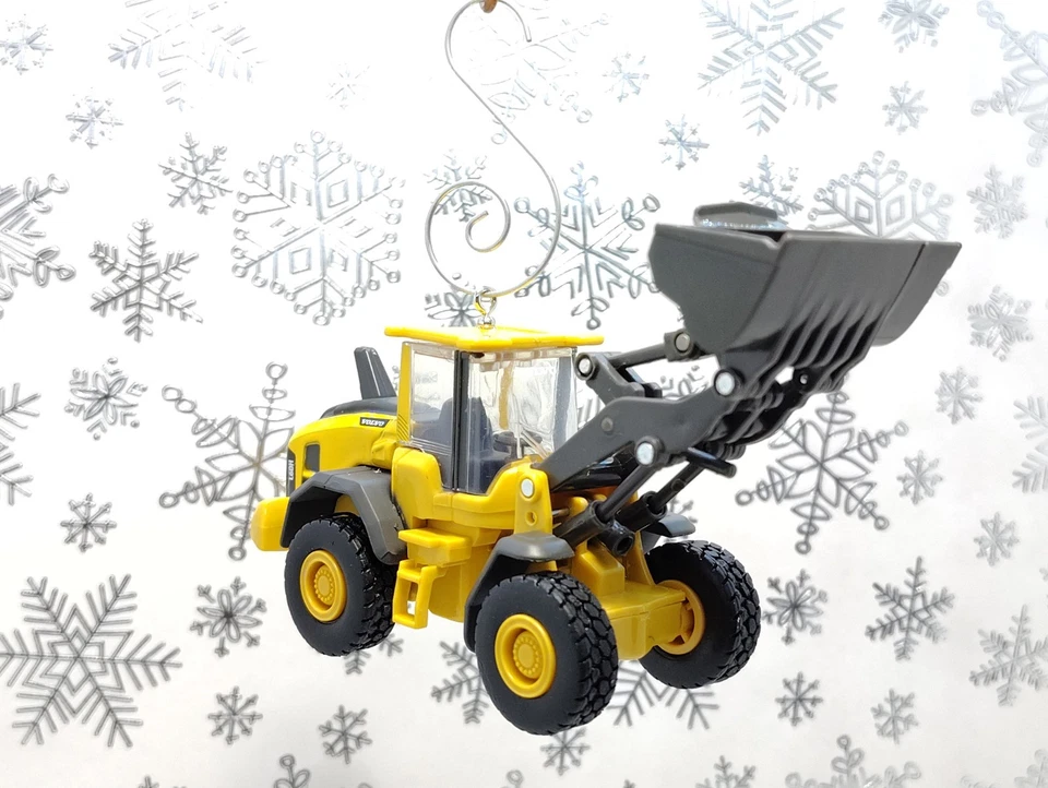 Custom Volvo L60H Front Loader Big 5" Christmas Ornament Construction CAT Deere - Image 2 of 4