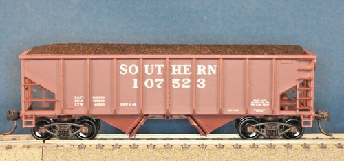 Tolva de carbón JP HO Walthers 34' 2 bahías con carga Southern Railway #107523 | Condition: Used