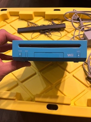 Nintendo Wii Limited Edition Console - Blue - Everything but Controllers