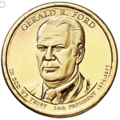 2016-D Presidential Dollar Gerald Ford — photo from the most recent tracked eBay sale